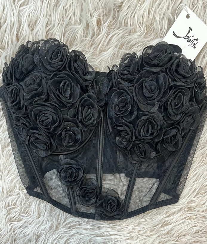 نیمتنه تاپلکس زنانه فنردوزی گلدوزی وارداتی