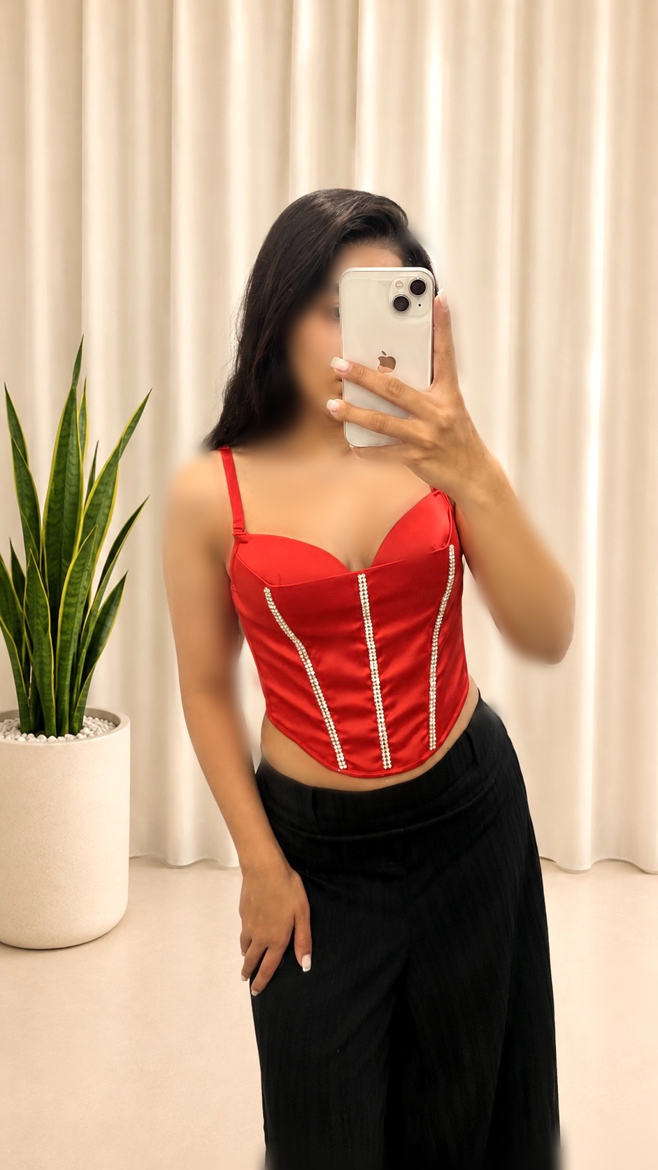 نیمتنه زنانه تاپلکس فنردوزی خشتی اروپایی